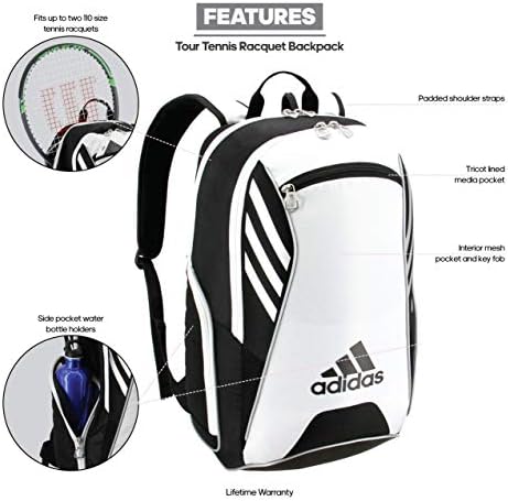 adidas tour tennis racquet backpack