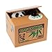Diniiko Mischief Saving Box, Adorable Cute Hiding Panda Coin Stealing Money Piggy Bank Cents Penny Great Christmas/Birthday Toy Gift Kids (Panda)