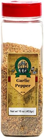 International Spice Premium Gourmet Spices- GARLIC PEPPER SEASONING: 16 oz