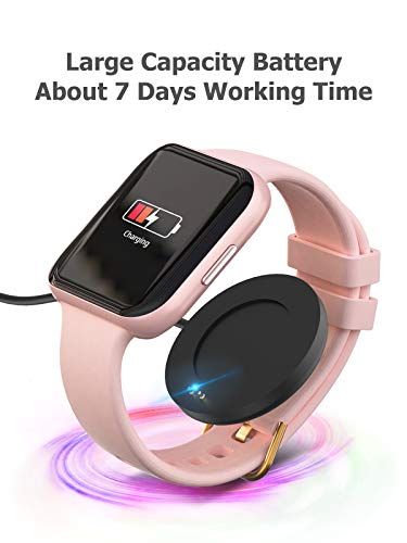 Ripley - RELOJ INTELIGENTE BRIBEJAT PARA MUJER DE 39 MM COLOR ROSA CON  PANTALLA TÁCTIL DE 1,4' MONITOR DE SUEÑO FRECUENCIA CARDÍACA