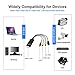 If-Link Video Audio Capture Card Adapter, USB 2.0 Grabber Transfer VHS VCR USB TV Hi8 Game S Video to Digital DVD Converter, Support Vista XP mac OS Windows 10/8.1/8/7thumb 1