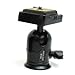 Dolica B100 Lightweight, Medium, Tripod Ball Head, Black, Compact