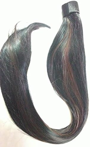 Artifice 24'' Wrap Around Ponytail Hair Extension for Style Girls(Brown with Blonde Highlighted)