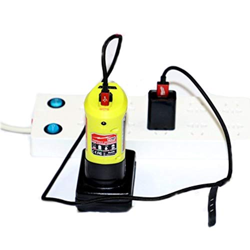 Replacement Portable Yellow Safe Charger Tools Converter USB ABS Adapter Power Source for Milwaukee Lithium Battery 12V M12 - Thumbnail 5