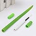 Fashionclubs Pack Of 12 Poo-leaf Green Grass-blade Pen,Ballpoint Silicone Ink Pen