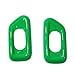 MOEBULB Interior Door Handle Lock Switch Button Cover Panel Frame Decoration Trim compatible with Jeep Wrangler JK 2011-2015 (Green)