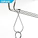 TSJ Suspended Ceiling Hooks with Clip for Teachers Hanging in Classroom Drop Ceiling Tile Grid 50 CT