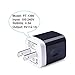 Wall Charger, Charging Block Brick, FiveBox 2-Pack Dual Port 2.1A USB Wall Charger Base Charging Cube Plug Phone Charger Box for iPhone X/8/7/6/6s Plus, iPad, Samsung Galaxy S7 S6 Edge, Android, LG