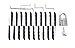 Clear Lock Kit - Maintenance Kit (Set of 24) Hand Tools Set Best Multi tool set