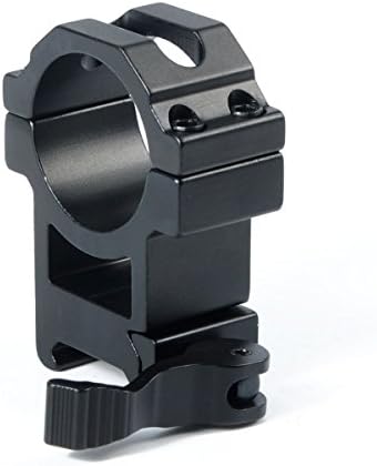 WOLITS Quick Release Scope Rings / Quick Release Scope Mount Rings (Scope Mounts / Picatinny Scope Rings / Scope Mount Rings / Scope Rings / Quick Detach Scope / Scope Rings Black
