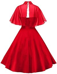 Vestido de cóctel de dos piezas para mujer de los años 50