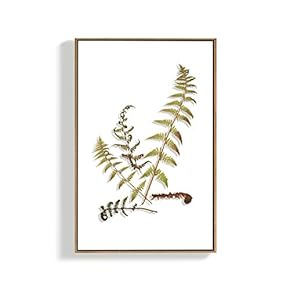 Canvas Wall Art for Living Room, Bedroom Leaves Framed Canvas Prints for Home Decoration Ready to Hang - 16x24 inches