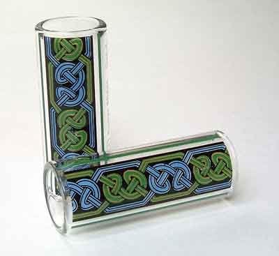 Hall Guitar Slide 8492 - Pyrex Glass Size 4 Regular - Dundee Celtic