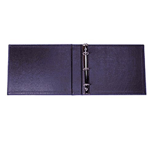 ABC Check Binder For End-Stub Deskbook, 3-On-A-Page, 11 1/4 x 9, Black