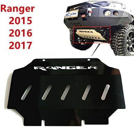 ORUN Skid Plate Guard Front Engine Base For Ranger MK 2015 2016 2017 Black