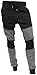 Hat and Beyond Casual Fleece Jogger Pants Active Elastic Urban Biker Slim Fit VW500 (Small, VW5011)