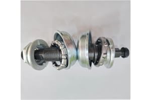 DONSP1986 2" Cup Bike Conversion Bottom Bracket Set, Bicycle Bottom Cup Ball Bearing Kit and 128mm Axle