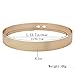 Kissweet Fashion Women Personality Punk Choker Gold Metal Round Collar Choker Statement Necklace