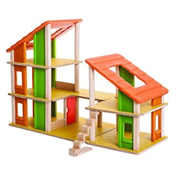 amazon.com: plantoys chalet dollhouse without furniture