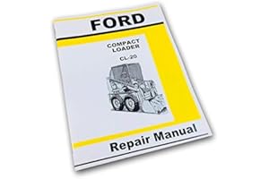 AGPUBS Service Repair Manual for Ford Cl-20 Compact Loader Shop Book