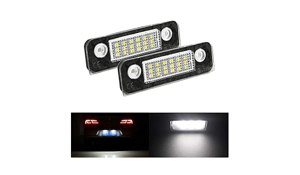 LIUWEI 2pcs del Coche LED de luz de la matrícula for Ford ...