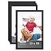 Icona Bay 13x19 Frames (Black, 4 Pack), Sturdy Wood Composite Frames (not PS Plastic), Modern Style Frames, Liberty Collection