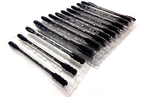 BLACK STICKY HEAD COTTON BUDS / SWAB 50PCS - Thumbnail 4