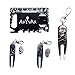 Credit Card Tool with Money Clip Set - Golf Divot Tool and Golf Ball Marker - Gadgets for Men - Multi Tool Credit Card - Money Clip Wallet Size Pocket Tool All In One - Multi Purpose Credit Card Tool