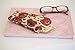 Signare Tapestry Glasses Case for Women Eyeglass Pouch With Poppy Flower Design (GPCH-POP)