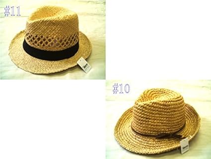 Amazon Co Jp 2種類から 夏フェス リゾート ピクニック お祭りに 天然素材のカッコイイハット レディース メンズ 帽子 １１ ホーム キッチン