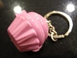 Tupperware Mini Cupcake Keychain Pink NEW