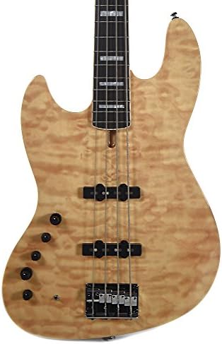 Sire Marcus Miller V9 Swamp Ash/Qulted Maple 4-String Bass Natural Satin LEFTY
