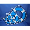 Light-Blue-Lifering-with-White-Bands-20-Life-Saving-Ring-Beach-Accent-De
