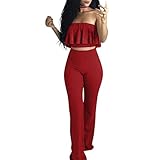 Women's Set 2pcs Ladies Off Shoulder Tops Explosion