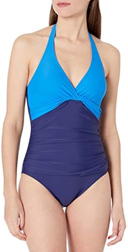 レディース ツイストホルターワンピース水着 Heartup Hu