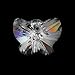 SWAROVSKI ELEMENTS Crystal Pendant, #6754 Butterfly, 18mm, 1 Piece, Crystal Moonlight