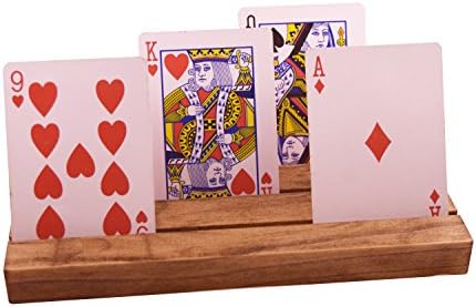 Luxury Card Holders Solid Wood Luxury Playing, Playing Card Organizer, Set of 2