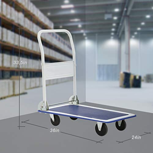 6 660lbs+Platform+Folding+Foldable+Warehouse