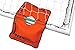 Kwik Goal Heavy-Duty Soccer Goal Anchor Bag, Orange