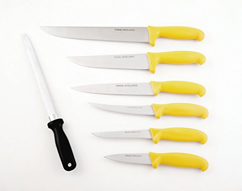 Pradel Excellence – I7107T – Fleischermesser, Set mit 6 Stück und Wetzstahl – Bild 6