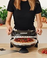 G3 Ferrari Delizia Pizza Oven G10006 400C Black Electric 1200W + Scoops view 2