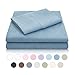MALOUF Double Brushed Microfiber Super Soft Luxury Bed Sheet Set - Wrinkle Resistant - Full Extra Long Size - Pacific