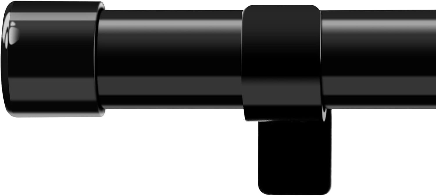 Window Treatment Hardware - Extra Long Blackout Curtain Rods 120-inch to 175-inch - 1