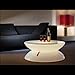 iver LED Luminous Bar Table Waterproof Plastic Furniture Outdoor Furniture Living Room Garden Furniture Wireless Remote Control Charging