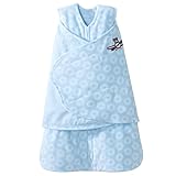 HALO SleepSack Micro Fleece Swaddle, Blue Aviator, Newborn