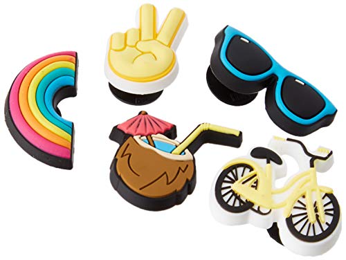 Crocs Vacay Vibes 5 Pack Shoe Decoration Charms, Multicolour (-), One Size
