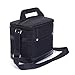 Lionkin8 Insulated Lunch Bag Tote Black Food Handbag lunch box with Shoulder Strap For Men Work Outdoor