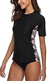 ALove Womens UV Protection Rash Guard Swimwear Surf