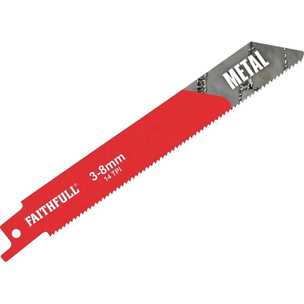 Faithfull SBS922BF Sabre Saw Blades - Metal (Pack of 5)