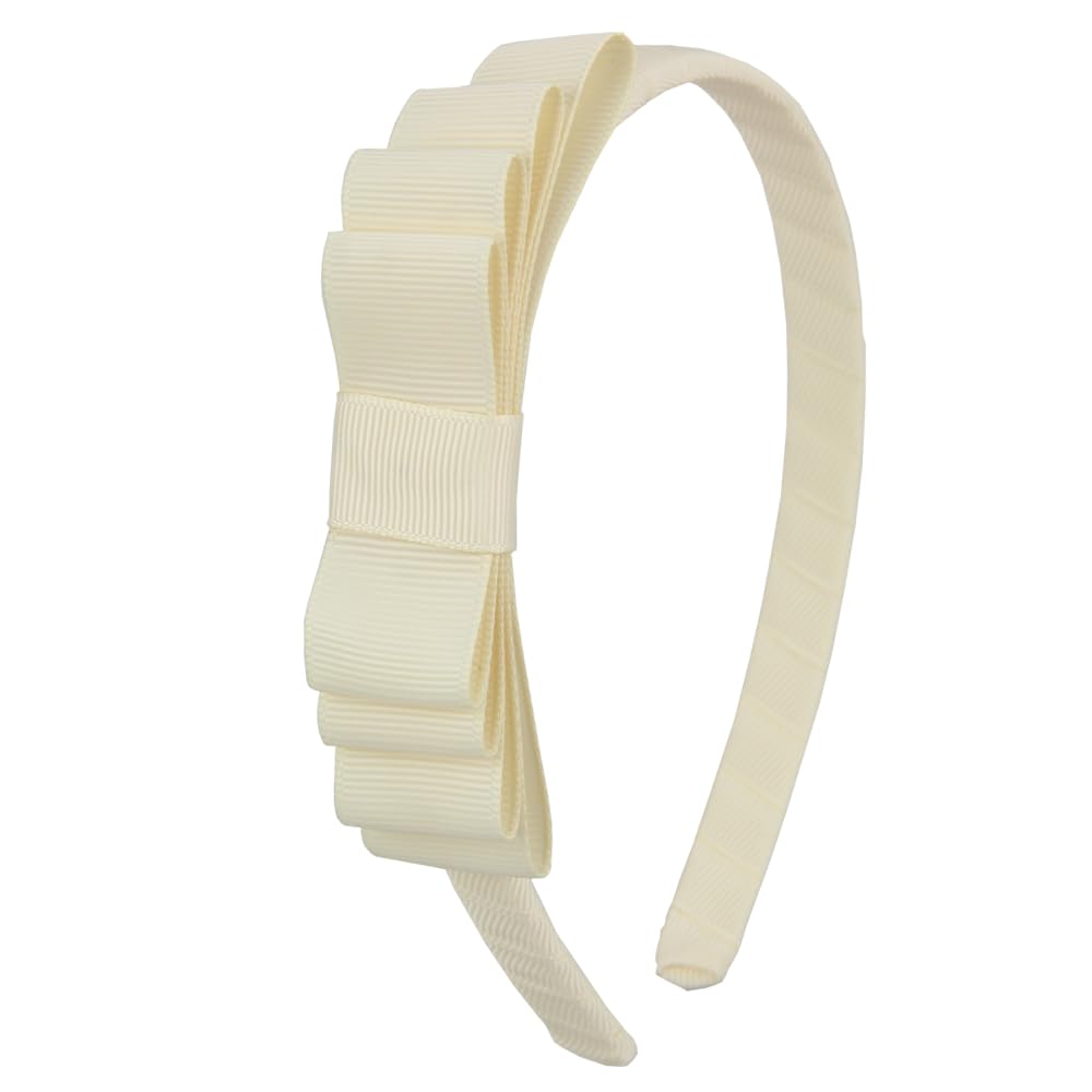 Photo 1 of 7Rainbows Ivory Toddler Headband Knotted Bow Headband for Girls